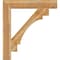 Ekena Millwork Merced Block Rough Sawn Bracket, Western Red Cedar, 6"W x 40"D x 44"H BKT06X40X44MRC05RWR - alternate 2